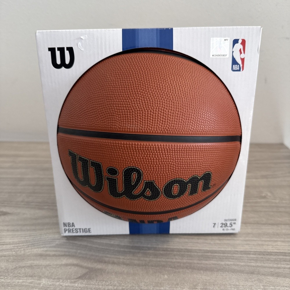 Wilson-NBA Prestige Basketball-Official Size 7/29.5"-Indoor/Outdoor–M:12+PRO-NEW